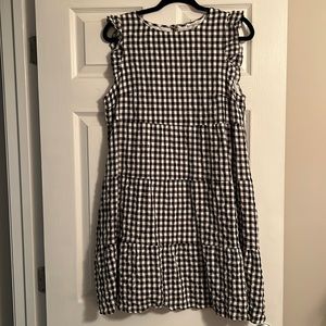 Women’s plaid babydoll dress